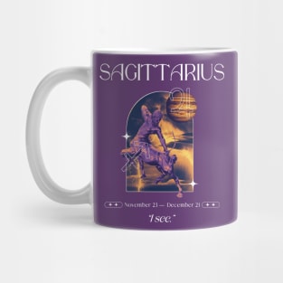 I see Sagittarius Zodiac Sign Mug